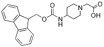 1-Piperidineaceticacid,4-[[(9H-fluoren-9-ylmethoxy)carbonyl]amino]-(9CI) CAS#: 221352-82-5