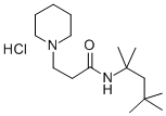 1-Piperidinepropionamide, N-(1,1,3,3-tetramethylbutyl)-, hydrochloride CAS#: 107526-61-4