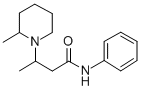 1-Piperidinepropionanilide, beta,2-dimethyl- CAS#: 108974-29-4