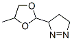 1-Pyrazoline, 3-(4-methyl-1,3-dioxolan-2-yl)- (8CI) CAS#: 23936-72-3