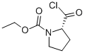 1-Pyrrolidinecarboxylic acid, 2-(chlorocarbonyl)-, ethyl ester, (2S)- (9CI) CAS#: 111492-60-5