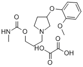 1-Pyrrolidinepropanol, 3-(o-methoxyphenoxy)-, methylcarbamate (ester), oxalate (1:1) CAS#: 23026-51-9