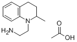 1-Quinolineethylamine, 3,4-dihydro-2-methyl-, acetate CAS#: 102259-71-2