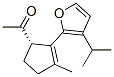 1-[(S)-3-Methyl-2-(3-isopropylfuran-2-yl)-2-cyclopenten-1-yl]ethanone CAS#: 18492-62-1