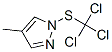 1-(Trichloromethylthio)-4-methyl-1H-pyrazole CAS#: 26259-90-5