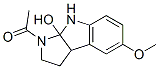 1-acetyl-1,2,3,3a,8,8a-hexahydro-8a-hydroxy-5-methoxypyrrolo(2,3-b)indole CAS#: 109210-52-8