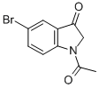 1-acetyl-5-bromoindolin-3-one CAS#: 106698-07-1