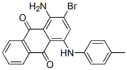 1-amino-2-bromo-4-p-toluidinoanthraquinone CAS#: 128-83-6