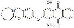 1-amino-2-[p-[(hexahydro-2-oxo-1H-azepin-1-yl)methyl]phenoxy]-4-hydroxyanthraquinone CAS#: 19014-53-0