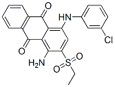 1-amino-4-[(3-chlorophenyl)amino]-2-(ethylsulphonyl)anthraquinone CAS#: 28252-15-5
