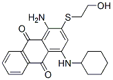 1-amino-4-(cyclohexylamino)-2-[(2-hydroxyethyl)thio]anthraquinone CAS#: 17362-05-9
