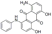 1-amino-4,5-dihydroxy-8-(phenylamino)anthraquinone CAS#: 20241-77-4