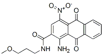1-amino-9,10-dihydro-N-(3-methoxypropyl)-4-nitro-9,10-dioxoanthracene-2-carboxamide CAS#: 1456-63-9
