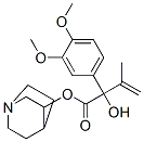1-azabicyclo[2.2.2]oct-8-yl 2-(3,4-dimethoxyphenyl)-2-hydroxy-3-methyl -but-3-enoate CAS#: 101710-95-6