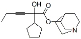 1-azabicyclo[2.2.2]oct-8-yl 2-cyclopentyl-2-hydroxy-hex-3-ynoate CAS#: 101952-37-8