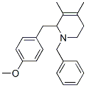 1-benzyl-1,2,5,6-tetrahydro-2-[(4-methoxyphenyl)methyl]-3,4-dimethylpyridine CAS#: 23909-52-6