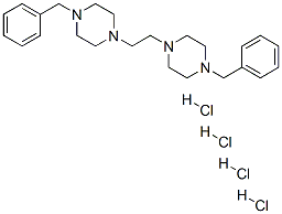 1-benzyl-4-[2-(4-benzylpiperazin-1-yl)ethyl]piperazine tetrahydrochlor ide CAS#: 23111-67-3