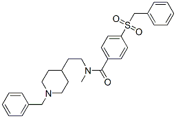 1-benzyl-4-(2-(N-(4'-(benzylsulfonyl)benzoyl)-N-methylamino)ethyl)piperidine CAS#: 113045-24-2