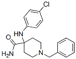 1-benzyl-4-[(4-chlorophenyl)amino]piperidine-4-carboxamide CAS#: 1045-51-8