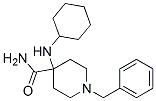 1-benzyl-4-(cyclohexylamino)piperidine-4-carboxamide CAS#: 1042-35-9