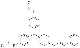 1-[bis(4-fluorophenyl)methyl]-4-cinnamylpiperazine dihydrochloride CAS#: 27064-95-5