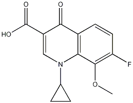 1-cyclopropyl-7-fluoro-8-methoxy-4-oxo-1,4-dihydroquinoline-3-carboxylic acid CAS#: 221221-16-5