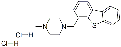 1-(dibenzothiophen-4-ylmethyl)-4-methyl-piperazine dihydrochloride CAS#: 19805-67-5