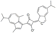 1,-dihydro-7-isopropyl-3-[3-[5-isopropyl-3,8-dimethylazulen-1-yl]-2-oxido-4-oxocyclobut-2-en-1-ylidene]azulenylium CAS#: 12157-31-2