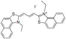 1-ethyl-2-[3-(1-ethylnaphtho[1,2-d]thiazol-2(1H)-ylidene)-1-propenyl]naphtho[1,2-d]thiazolium iodide CAS#: 18359-88-1