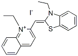 1-ethyl-2-[(3-ethyl-3H-benzothiazol-2-ylidene)methyl]quinolinium iodide CAS#: 16025-99-3