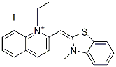 1-ethyl-2-[(3-methyl-3H-benzothiazol-2-ylidene)methyl]quinolinium iodide CAS#: 16055-33-7