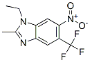 1-ethyl-2-methyl-6-nitro-5-(trifluoromethyl)-benzimidazole CAS#: 18018-33-2