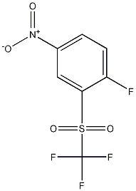 1-fluoro-4-nitro-2-(trifluoromethylsulfonyl)benzene CAS#: 20819-71-0