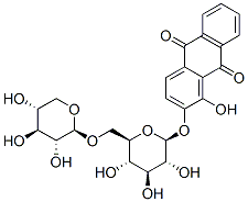 1-hydroxy-2-[(6-O-beta-D-xylopyranosyl-beta-D-glucopyranosyl)oxy]anthraquinone CAS#: 152-84-1