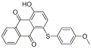 1-hydroxy-4-[(4-methoxyphenyl)thio]anthraquinone CAS#: 16673-01-1