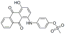 1-hydroxy-4-[[4-[(methylsulphonyl)oxy]phenyl]amino]anthraquinone CAS#: 1594-08-7