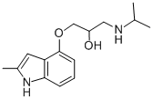 1-[isopropylamino]-3-[(2-methyl-indol-4-yl)oxy]-2-propanol CAS#: 23694-81-7