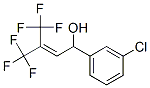 1-(m-Chlorophenyl)-4,4,4-trifluoro-3-trifluoromethyl-2-buten-1-ol CAS#: 100482-51-7