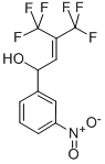1-(m-Nitrophenyl)-4,4,4-trifluoro-3-trifluoromethyl-2-buten-1-ol CAS#: 100482-54-0