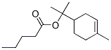 1-methyl-1-(4-methylcyclohex-3-enyl)ethyl valerate CAS#: 14481-55-1