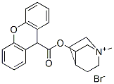 (1-methyl-1-azoniabicyclo[2.2.2]oct-8-yl) 9H-xanthene-9-carboxylate br omide CAS#: 29125-64-2