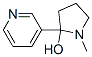 1-methyl-2-pyridin-3-yl-pyrrolidin-2-ol CAS#: 25429-24-7