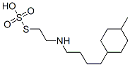 1-methyl-4-[4-(2-sulfosulfanylethylamino)butyl]cyclohexane CAS#: 21209-02-9