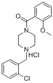 1-(o-Chlorobenzyl)-4-(o-methoxybenzoyl)piperazine hydrochloride CAS#: 18940-64-2