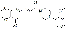 1-(o-Methoxyphenyl)-4-[2-(3,4,5-trimethoxyphenyl)ethenylcarbonyl]piperazine CAS#: 23776-38-7