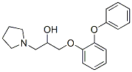1-(o-Phenoxyphenoxy)-3-(1-pyrrolidinyl)-2-propanol CAS#: 24588-98-5