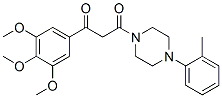 1-(o-Tolyl)-4-[3-(3,4,5-trimethoxyphenyl)-1,3-dioxopropyl]piperazine CAS#: 23776-31-0