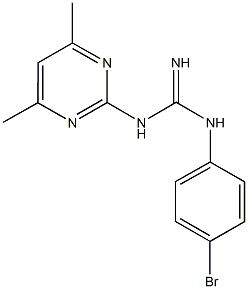 1-(p-Bromophenyl)-3-(4,6-dimethyl-2-pyrimidinyl)guanidine CAS#: 16018-66-9