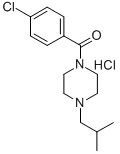 1-(p-Chlorobenzoyl)-4-isobutylpiperazine hydrochloride CAS#: 19729-91-0