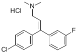 1-(p-Chlorophenyl)-1-(m-fluorophenyl)-3-dimethylaminoprop-1-ene hydroc hloride CAS#: 21165-57-1